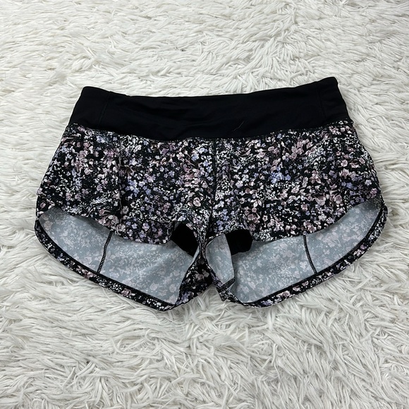 Lululemon Speed Up Short *2.5" Floral Spritz Multi / Black - Picture 1 of 5